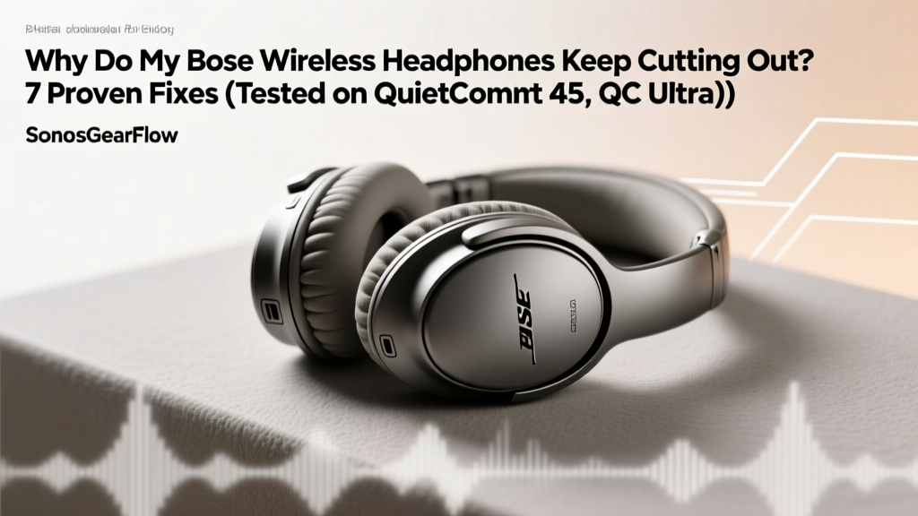 Why Do My Bose Wireless Headphones Keep Cutting Out? 7 Proven Fixes (Tested on QuietComfort 45, QC Ultra & Sport Earbuds — No More Dropouts in 2024)