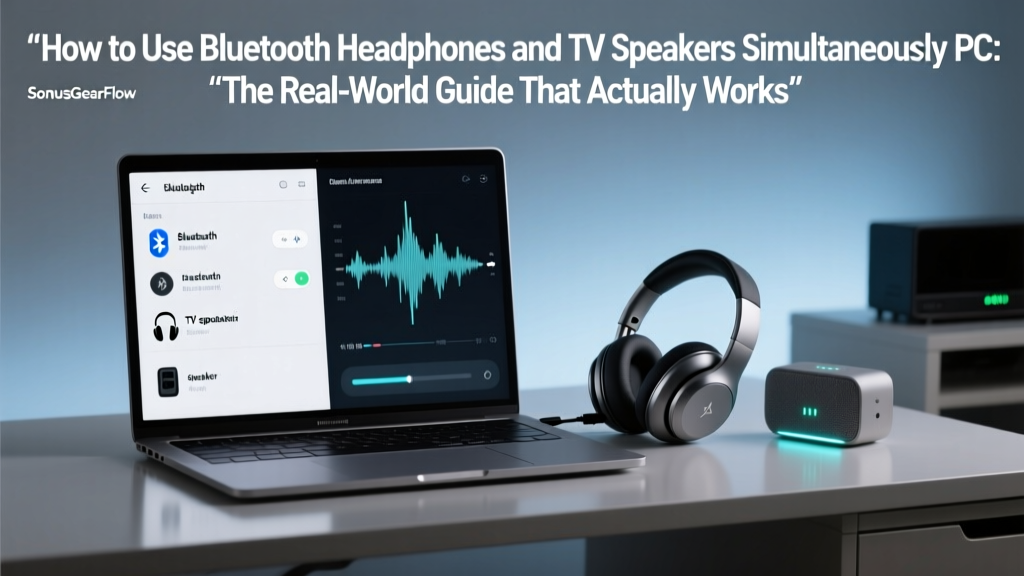How to Use Bluetooth Headphones and TV Speakers Simultaneously on PC: The Real-World Guide That Actually Works (No Audio Glitches, No $100 Dongles)