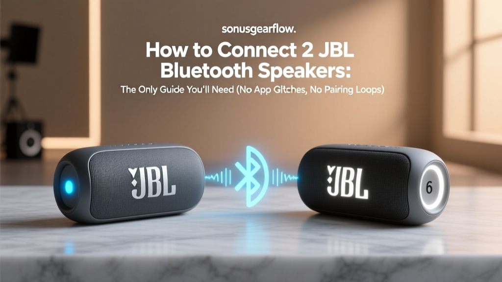 How to Connect 2 JBL Bluetooth Speakers: The Only Guide You’ll Need (No App Glitches, No Pairing Loops, No Guesswork — Just Real-World Tested Steps That Actually Work in 2024)