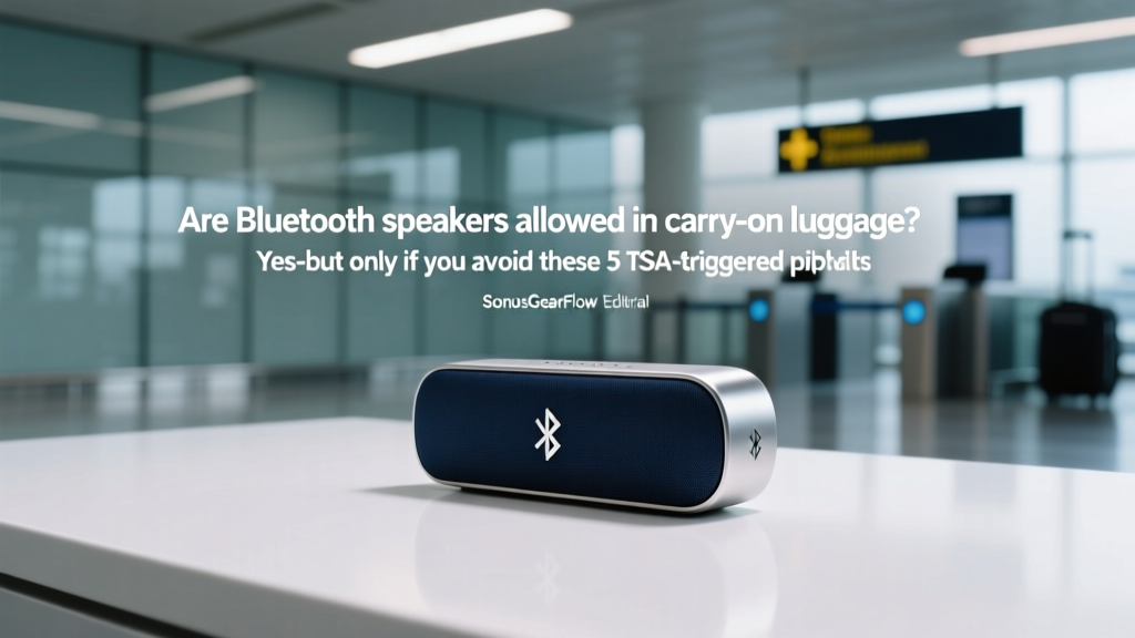 Are Bluetooth speakers allowed in carry-on luggage? Yes—but only if you avoid these 5 TSA-triggered mistakes that get devices confiscated at security (2024 updated rules revealed)