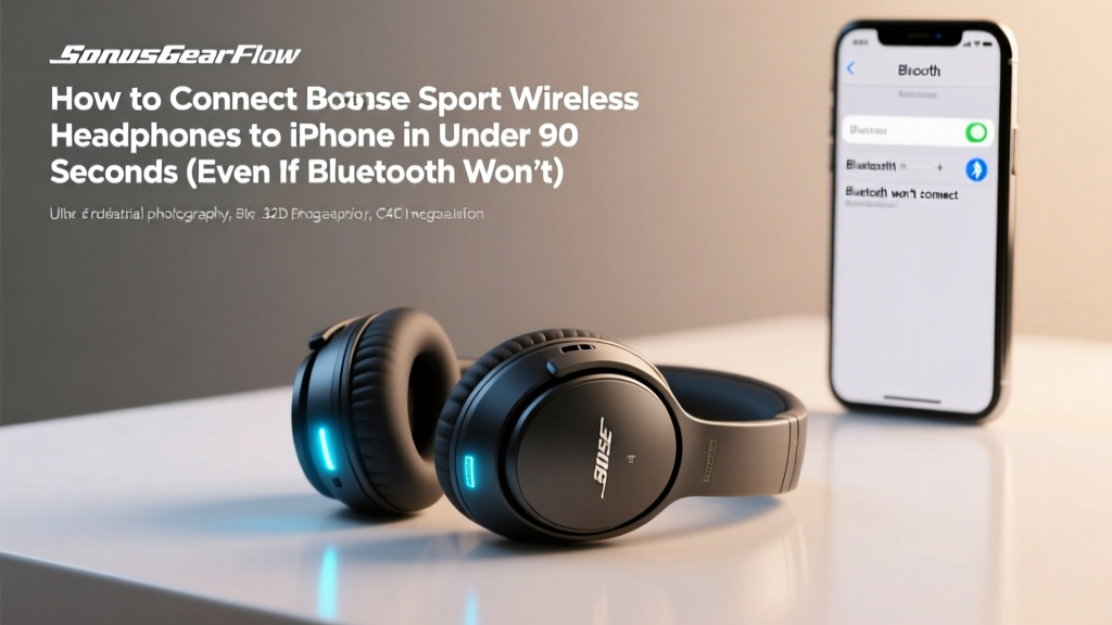 How to Connect Bose Sport Wireless Headphones to iPhone in Under 90 Seconds (Even If Bluetooth Won’t Pair or Keeps Disconnecting — Here’s the Exact iOS 17/18 Fix)