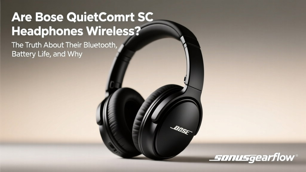 Are Bose QuietComfort SC Headphones Wireless? The Truth About Their Bluetooth, Battery Life, and Why 'SC' Actually Stands for 'Sound Control' (Not What You Think)