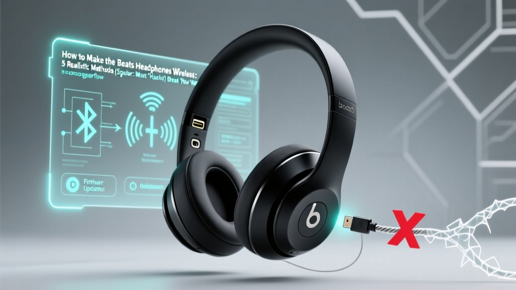 How to Make the Beats Headphones Wireless: 5 Realistic Methods (Spoiler: Most 'Hacks' Break Your Warranty — Here’s What Actually Works Without Damaging Your $200+ Headphones)