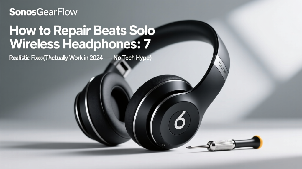 How to Repair Beats Solo Wireless Headphones: 7 Realistic Fixes (That Actually Work in 2024 — No Tech Degree Required)