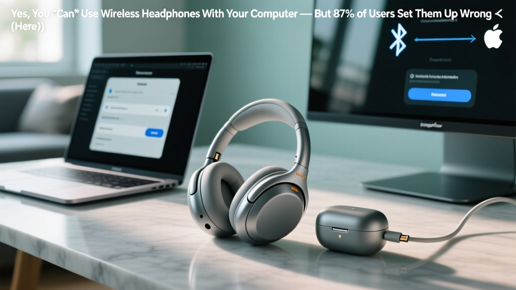Yes, You *Can* Use Wireless Headphones With Your Computer — But 87% of Users Set Them Up Wrong (Here’s the 3-Minute Fix That Fixes Lag, Dropouts, and Muted Mic)