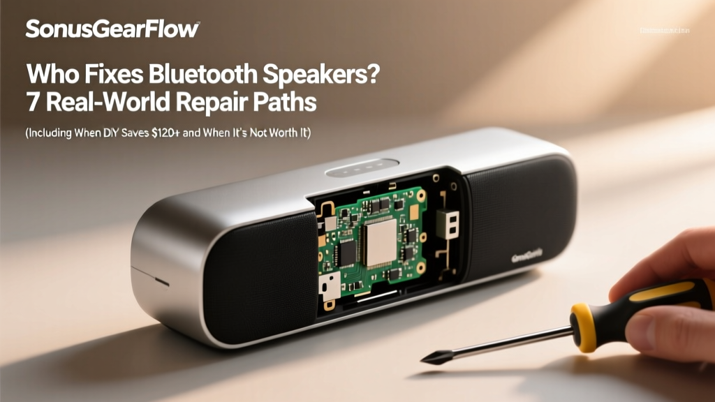 Who Fixes Bluetooth Speakers? 7 Real-World Repair Paths (Including When DIY Saves $120+ and When It’s Safer to Walk Away)
