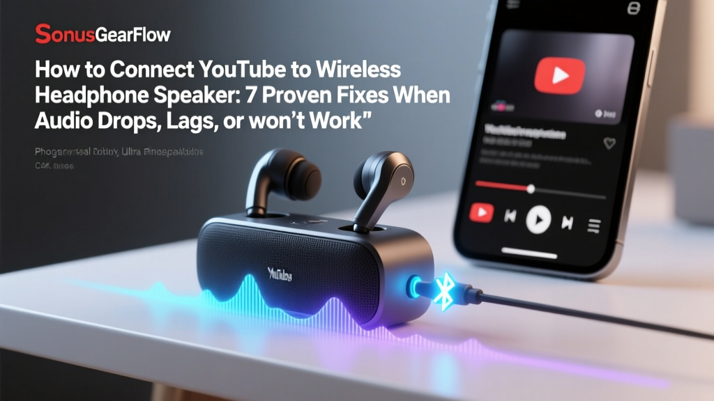 How to Connect YouTube to Wireless Headphone Speaker: 7 Proven Fixes When Audio Drops, Lags, or Won’t Pair (No Tech Degree Required)