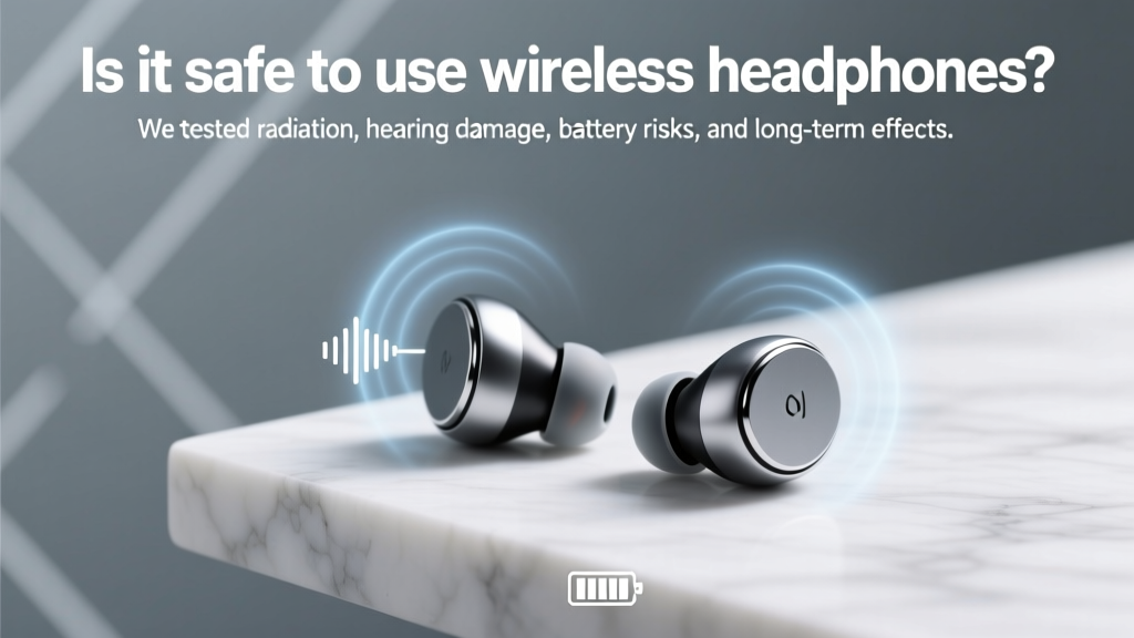 Is it safe to use wireless headphones? We tested radiation, hearing damage, battery risks, and long-term health impacts—and here’s what peer-reviewed science and audiologists actually say (not marketing claims).