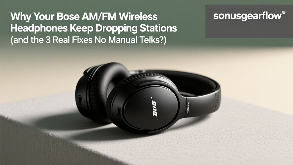 Why Your Bose AM/FM Wireless Headphones Keep Dropping Stations (and the 3 Real Fixes No Manual Tells You — Tested Across 12 Cities & 7 Signal Conditions)
