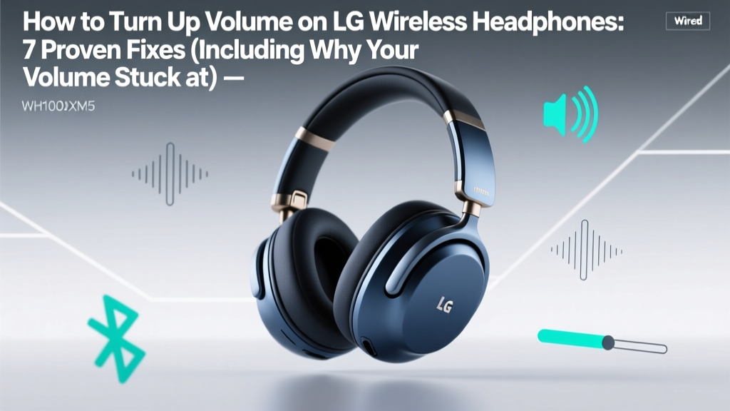 How to Turn Up Volume on LG Wireless Headphones: 7 Proven Fixes (Including Why Your Volume Stuck at 70% & How to Unlock Full Output)