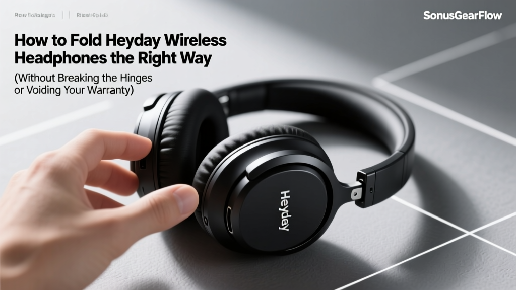 How to Fold Heyday Wireless Headphones the Right Way (Without Breaking the Hinges or Voiding Your Warranty — 4 Steps You’re Probably Skipping)