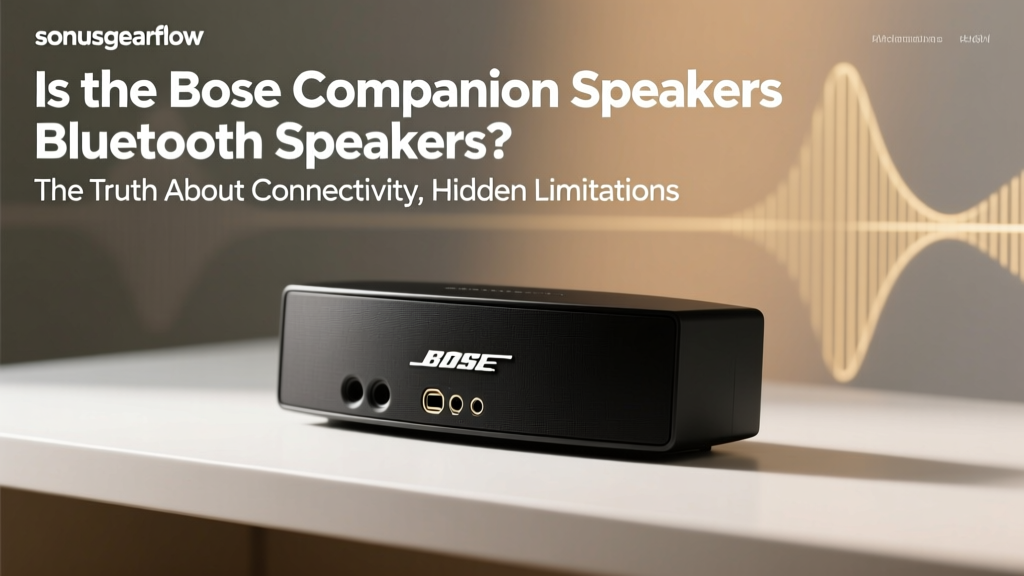 Is the Bose Companion Speakers Bluetooth Speakers? The Truth About Connectivity, Hidden Limitations, and What You *Actually* Need to Stream Wirelessly (Spoiler: It Depends on the Model)