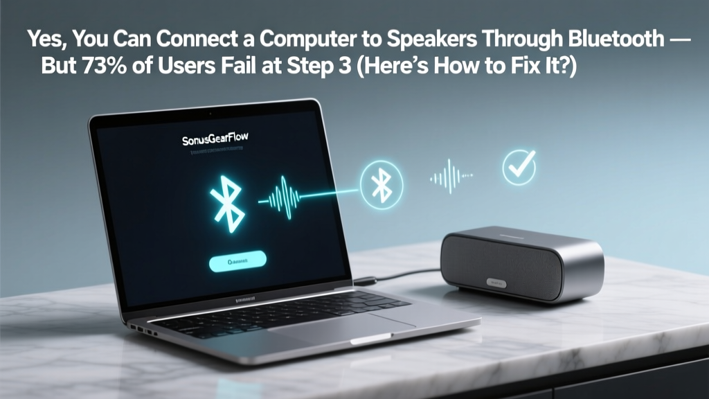 Yes, You Can Connect a Computer to Speakers Through Bluetooth — But 73% of Users Fail at Step 3 (Here’s the Exact Fix That Works Every Time)