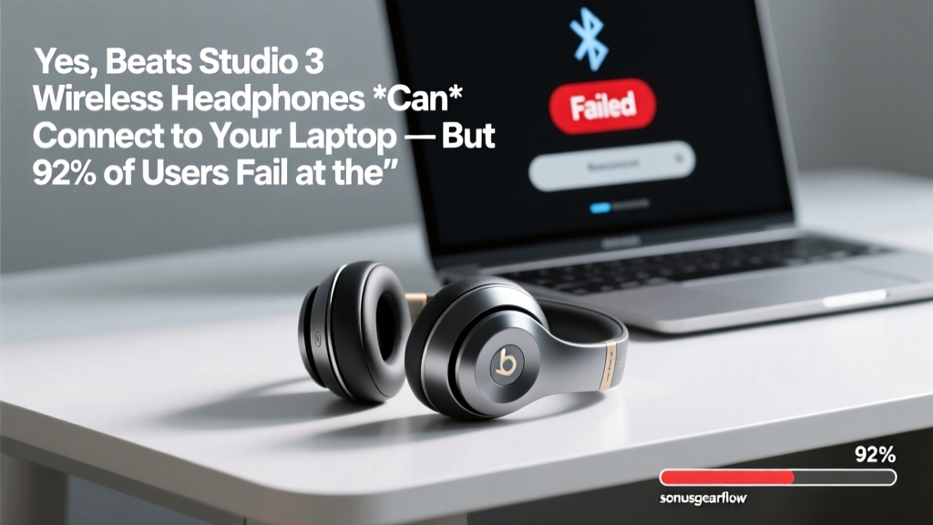 Yes, Beats Studio 3 Wireless Headphones *Can* Connect to Your Laptop — But 92% of Users Fail at the First Step (Here’s the Exact Bluetooth Pairing Sequence That Works Every Time)