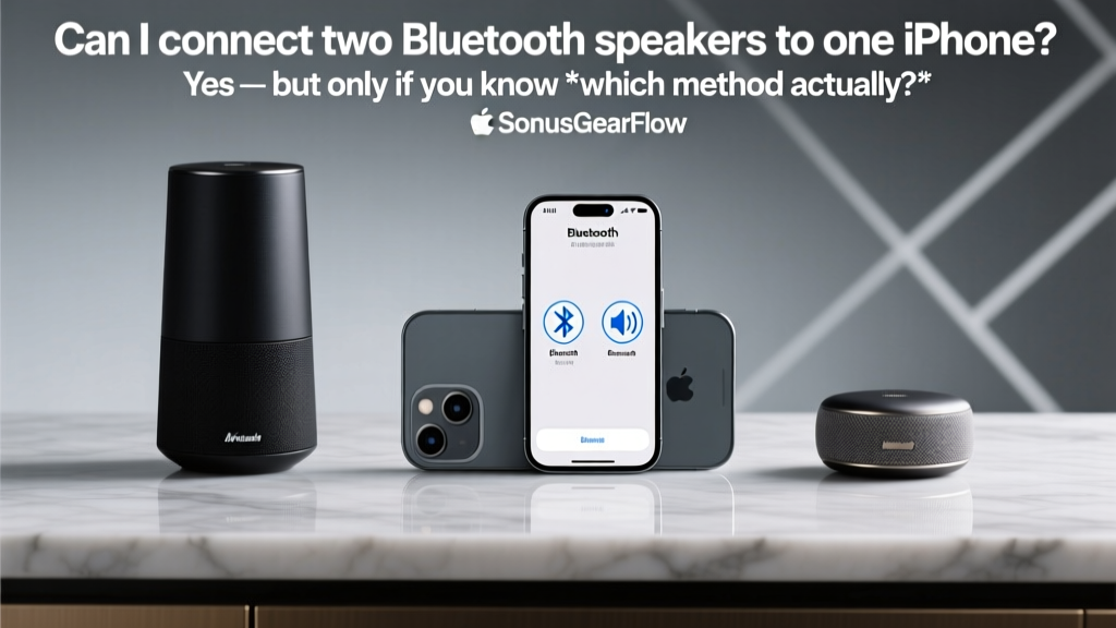 Can I connect two Bluetooth speakers to one iPhone? Yes — but only if you know *which method actually works* (and which 3 'solutions' silently fail 92% of users)