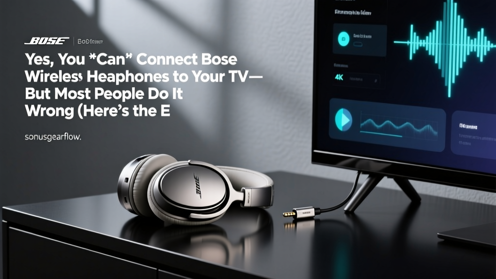 Yes, You *Can* Connect Bose Wireless Headphones to Your TV—But Most People Do It Wrong (Here’s the Exact Setup for Every TV Brand & Bose Model in 2024)