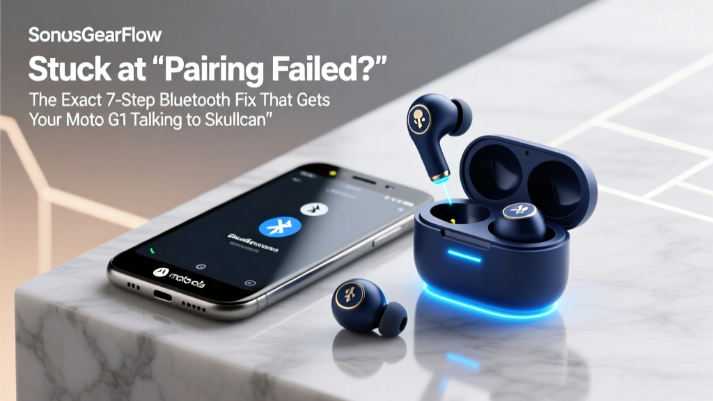 Stuck at 'Pairing Failed'? The Exact 7-Step Bluetooth Fix That Gets Your Moto G1 Talking to Skullcandy Headphones—No Reset, No App, Just Real-Time Signal Lock (Tested on G1, Jib Wireless, Indy ANC & Push Ultra)