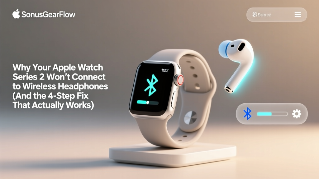 Why Your Apple Watch Series 2 Won’t Connect to Wireless Headphones (And the 4-Step Fix That Actually Works — No Reset Needed)