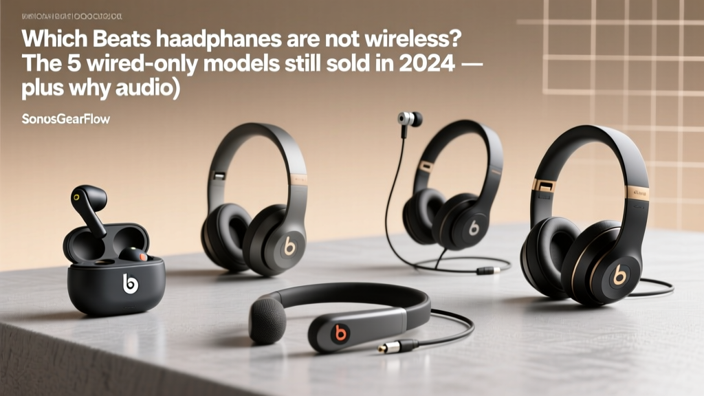 Which Beats headphones are not wireless? The 5 wired-only models still sold in 2024 — plus why audiophiles, studio pros, and budget-conscious listeners are choosing corded Beats over Bluetooth (and how to spot fake 'wired-only' listings)