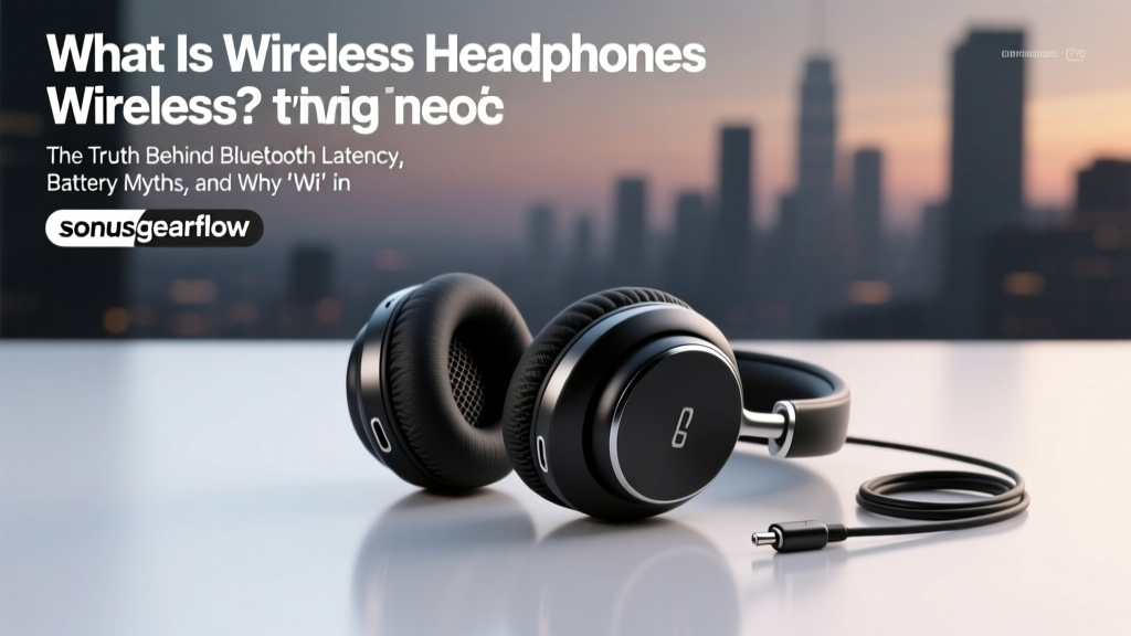 What Is Wireless Headphones Wireless? The Truth Behind Bluetooth Latency, Battery Myths, and Why 'Wireless' Doesn’t Mean 'No Compromise' — A Real-World Engineer’s Breakdown