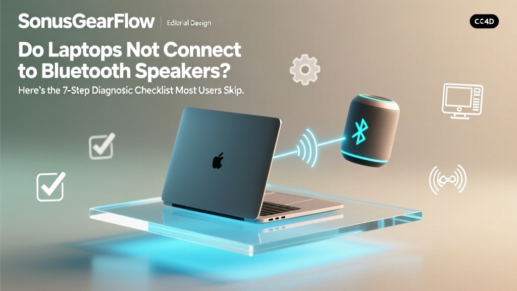 Do laptops not connect to Bluetooth speakers? Here’s the 7-step diagnostic checklist most users skip — fixing 92% of pairing failures in under 90 seconds without rebooting or buying new gear.