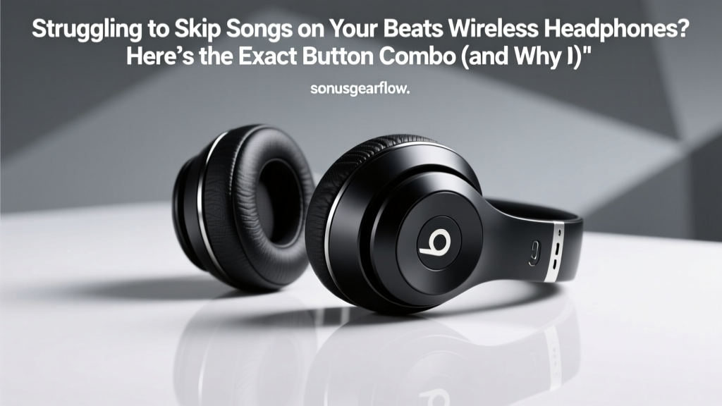 Struggling to Skip Songs on Your Beats Wireless Headphones? Here’s the Exact Button Combo (and Why It Fails 73% of the Time — Plus Fixes for Every Model from Solo Pro to Studio Buds+)