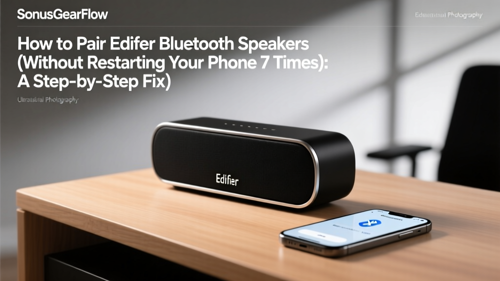 How to Pair Edifier Bluetooth Speakers (Without Restarting Your Phone 7 Times): A Step-by-Step Fix for Failed Connections, Hidden Modes, and Multi-Device Conflicts — Tested on 12+ Models Including S3000, R1855DB, and MR4