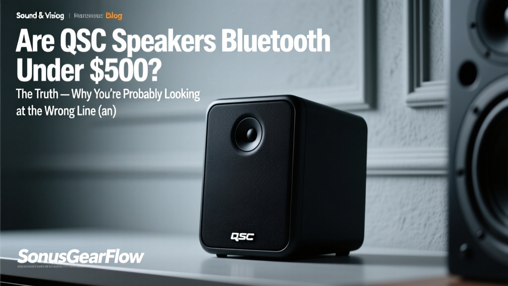 Are QSC Speakers Bluetooth Under $500? The Truth — Why You’re Probably Looking at the Wrong Line (and What to Buy Instead for Real Wireless Performance)