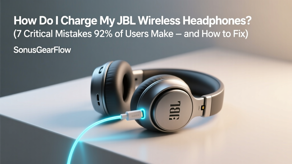 How Do I Charge My JBL Wireless Headphones? (7 Critical Mistakes 92% of Users Make — and How to Fix Them in Under 60 Seconds)
