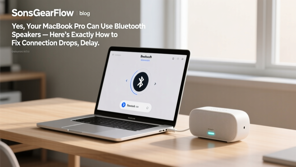 Yes, Your MacBook Pro Can Use Bluetooth Speakers — Here’s Exactly How to Fix Connection Drops, Delay, and Audio Glitches (Step-by-Step for macOS Sonoma & Sequoia)