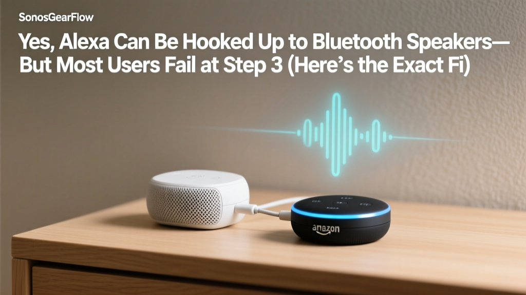 Yes, Alexa Can Be Hooked Up to Bluetooth Speakers—But Most Users Fail at Step 3 (Here’s the Exact Fix That Works Every Time, Even With Older Echo Devices)