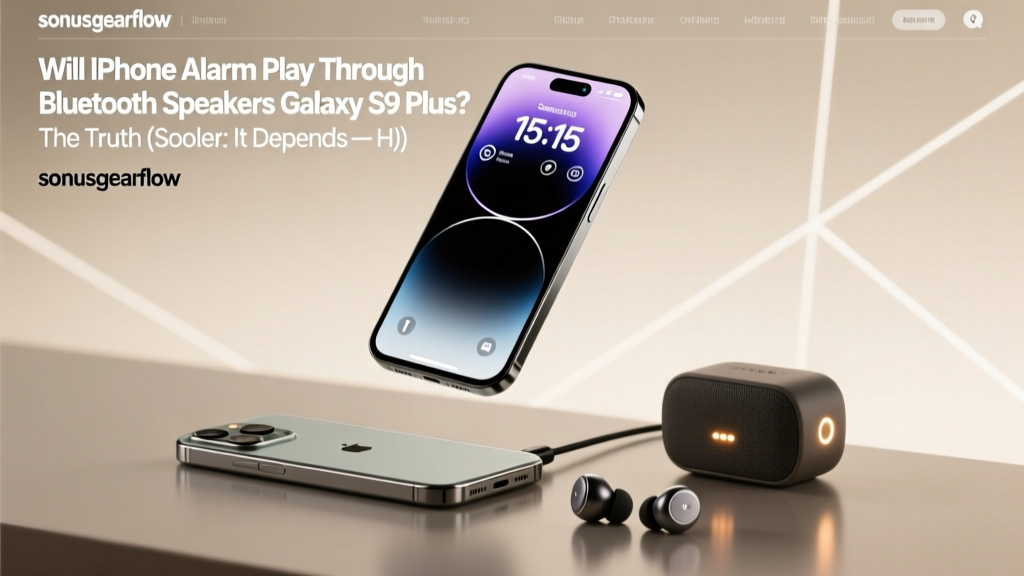 Will iPhone Alarm Play Through Bluetooth Speakers Galaxy S9 Plus? The Truth (Spoiler: It Depends — Here’s Exactly What You Must Check Before Your Next Morning)