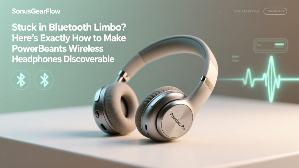 Stuck in Bluetooth Limbo? Here’s Exactly How to Make Powerbeats Wireless Headphones Discoverable (7 Tested Fixes That Actually Work — No Reset Guesswork Required)