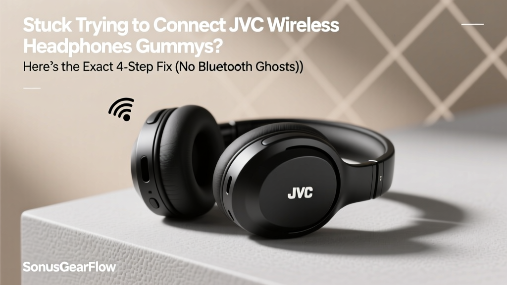 Stuck Trying to Connect JVC Wireless Headphones Gummys? Here’s the Exact 4-Step Fix (No Bluetooth Ghosting, No Pairing Loops — Works on iPhone, Android & Windows in Under 90 Seconds)