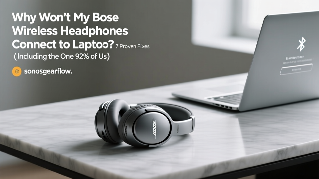 Why Won’t My Bose Wireless Headphones Connect to Laptop? 7 Proven Fixes (Including the One 92% of Users Miss — No Tech Degree Required)