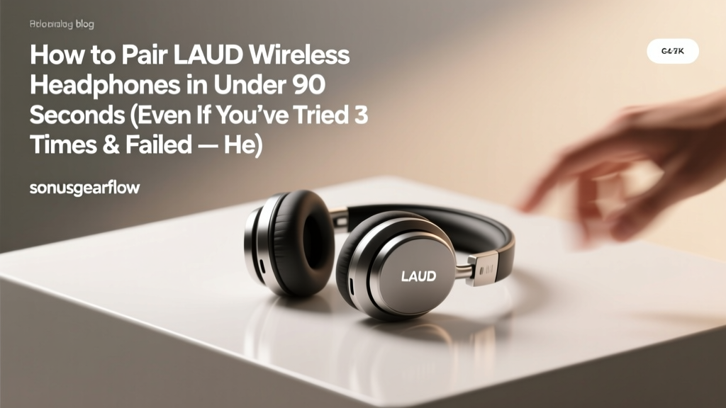 How to Pair LAUD Wireless Headphones in Under 90 Seconds (Even If You’ve Tried 3 Times & Failed — Here’s the Exact Button Combo Your Model Needs)