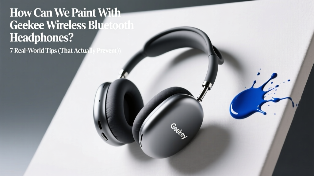 How Can We Paint With Geekee Wireless Bluetooth Headphones? 7 Real-World Tips (That Actually Prevent Distraction, Not Cause It)