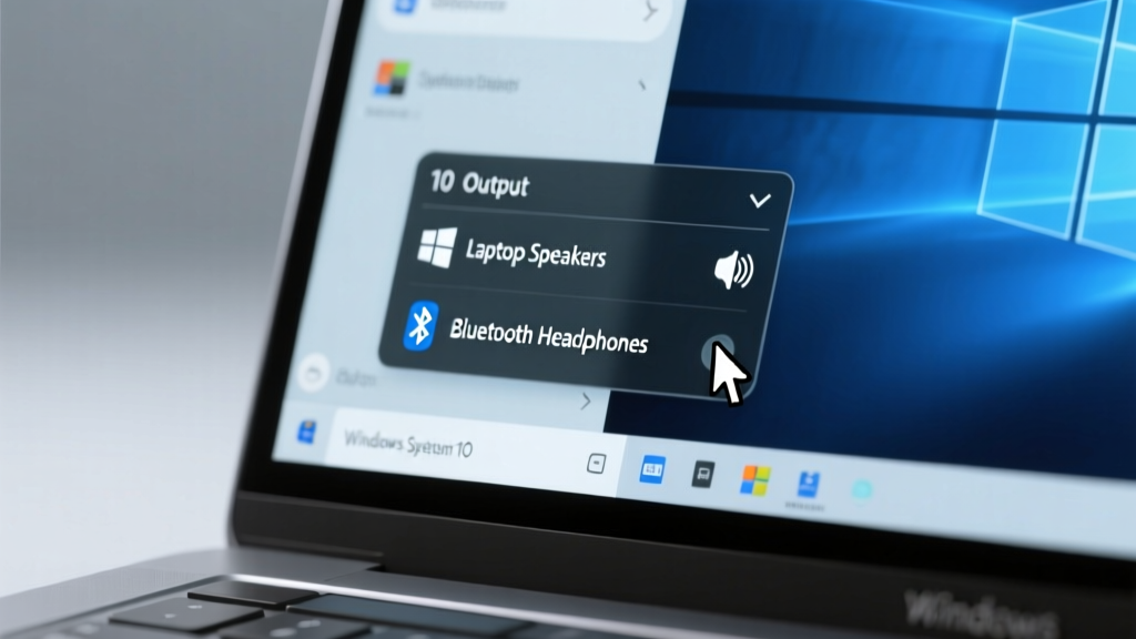 How to Switch Between Laptop Speakers and Bluetooth with Windows 10 in Under 10 Seconds (Without Rebooting, Glitches, or Audio Dropouts)