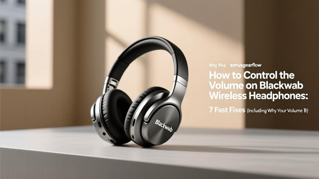 How to Control the Volume on Blackweb Wireless Headphones: 7 Fast Fixes (Including Why Your Volume Buttons Might Be Stuck, Unresponsive, or Skipping)