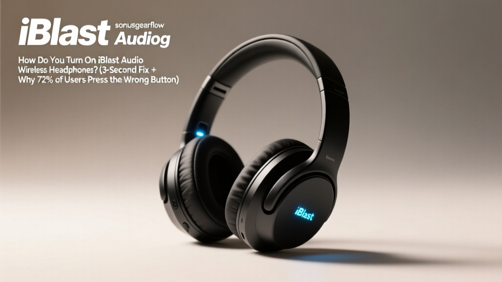 How Do You Turn On iBlast Audio Wireless Headphones? (3-Second Fix + Why 72% of Users Press the Wrong Button First)