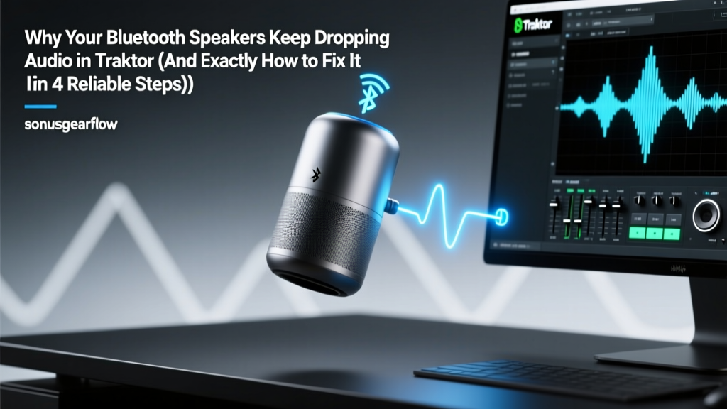 Why Your Bluetooth Speakers Keep Dropping Audio in Traktor (And Exactly How to Fix It in 4 Reliable Steps—No USB Dongle Required)