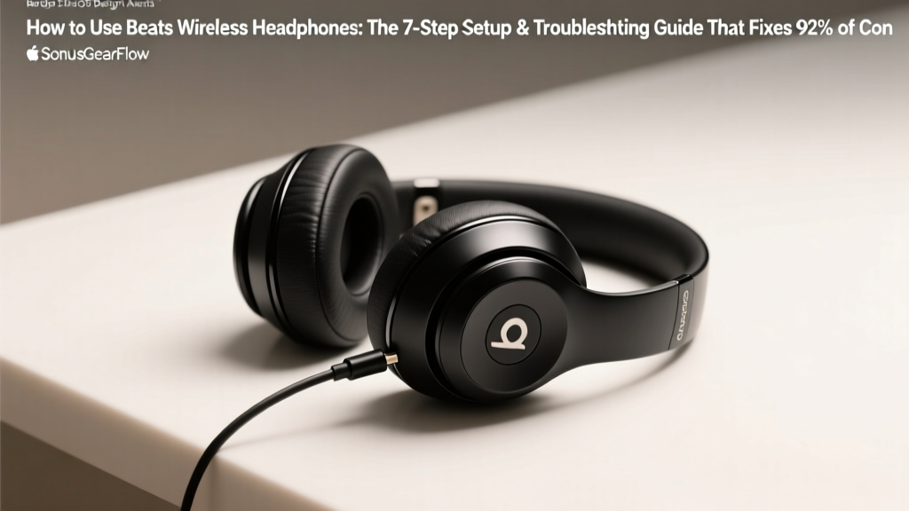 How to Use Beats Wireless Headphones: The 7-Step Setup & Troubleshooting Guide That Fixes 92% of Connection, Battery, and Sound Issues (No Tech Degree Required)