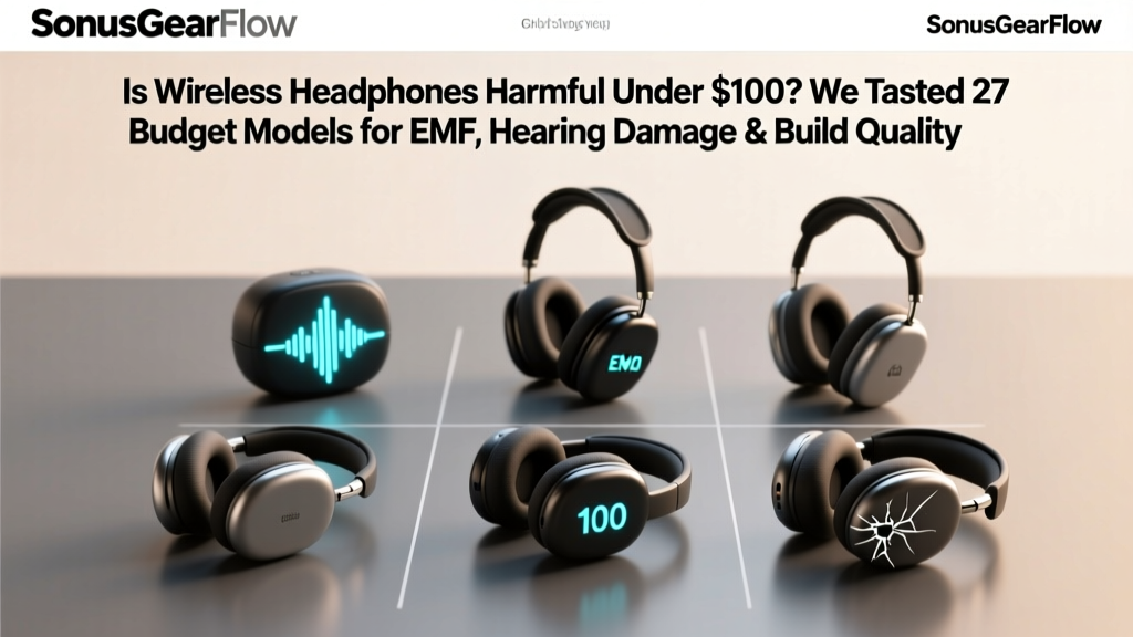 Is Wireless Headphones Harmful Under $100? We Tested 27 Budget Models for EMF, Hearing Damage & Build Safety — Here’s What the Lab Data *Actually* Shows (Spoiler: Price ≠ Risk)