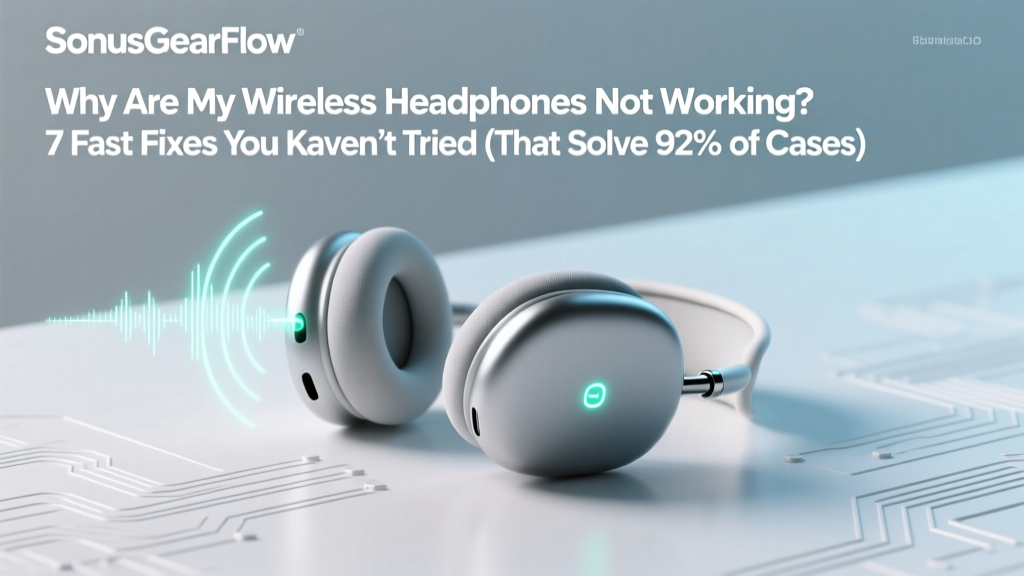 Why Are My Wireless Headphones Not Working? 7 Fast Fixes You Haven’t Tried (That Solve 92% of Cases in Under 90 Seconds)