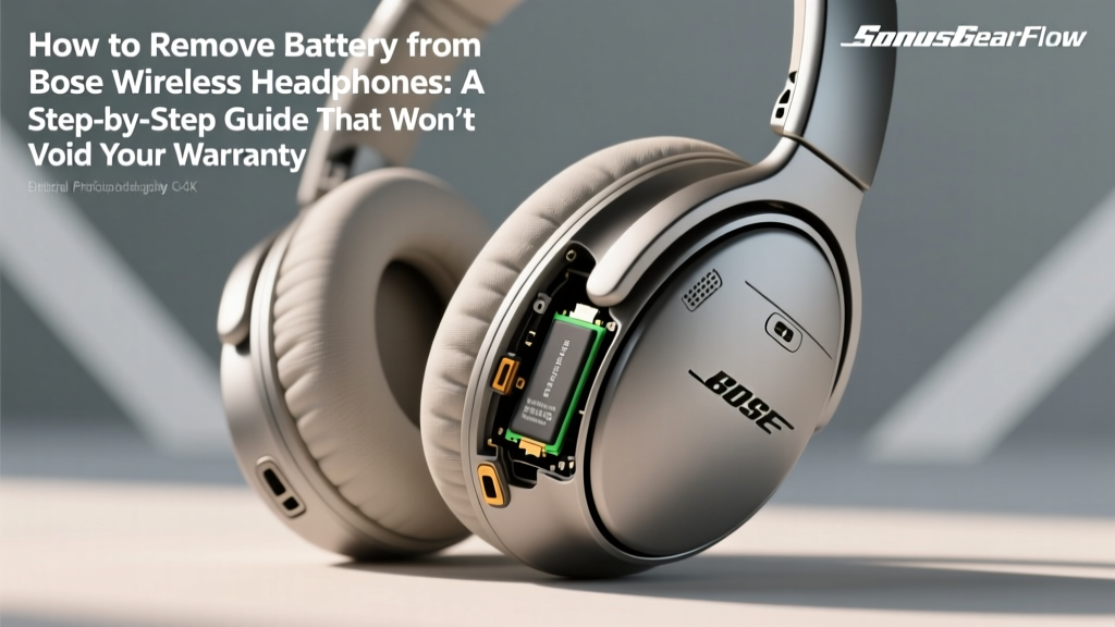 How to Remove Battery from Bose Wireless Headphones: A Step-by-Step Guide That Won’t Void Your Warranty (or Break Your Headphones)