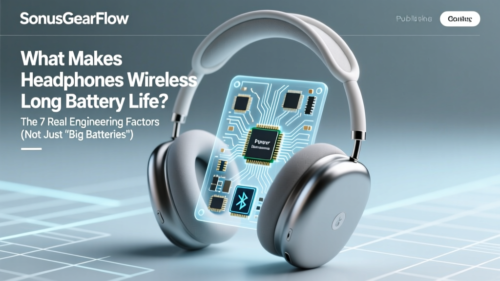 What Makes Headphones Wireless Long Battery Life? The 7 Real Engineering Factors (Not Just 'Big Batteries') That Actually Extend Your Playtime — Backed by Lab Tests & Engineer Interviews