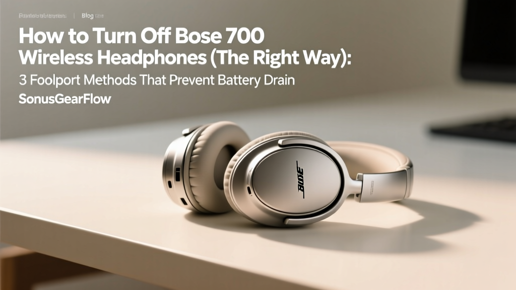 How to Turn Off Bose 700 Wireless Headphones (The Right Way): 3 Foolproof Methods That Prevent Battery Drain, Avoid Phantom Power-Ons, and Extend Your Headphone Lifespan — Plus What NOT to Do