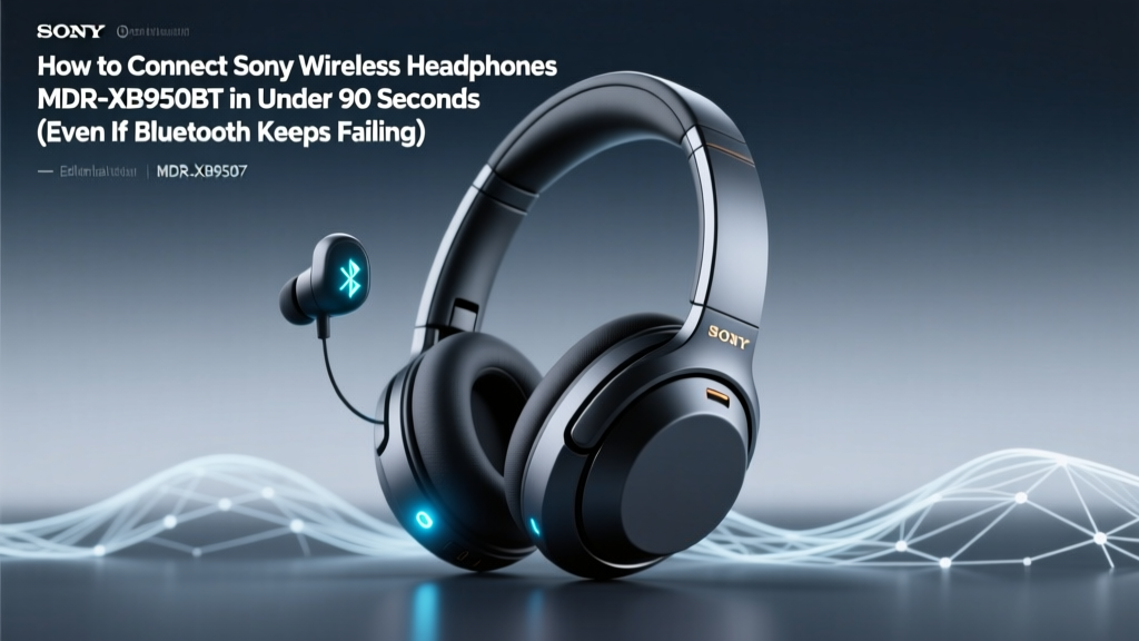 How to Connect Sony Wireless Headphones MDR-XB950BT in Under 90 Seconds (Even If Bluetooth Keeps Failing or Shows 'Pairing Failed')