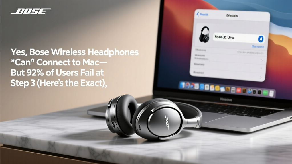 Yes, Bose Wireless Headphones *Can* Connect to Mac—But 92% of Users Fail at Step 3 (Here’s the Exact Bluetooth Setup Sequence That Works Every Time)