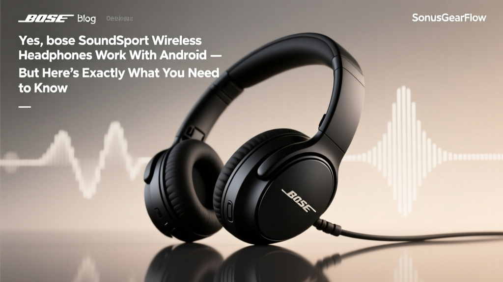 Yes, Bose SoundSport Wireless Headphones Work With Android — But Here’s Exactly What You Need to Know About Pairing, Latency, App Support, Battery Sync, and Why Some Users Still Get ‘Connected But No Sound’ (A Step-by-Step Fix Guide)